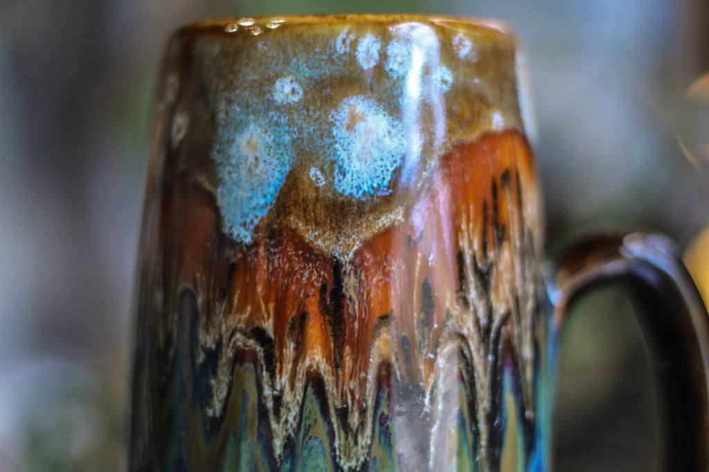 11-B Desert Oasis Crystal Notched Mug, 22 oz.