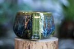14-E Mossy Wave Textured Mug, 16 oz.