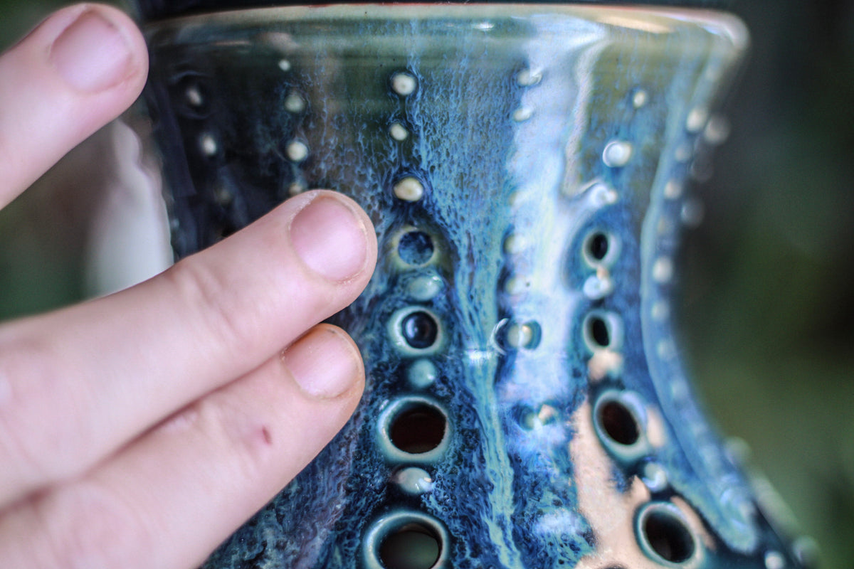 17-C BlueGreen Candle Wax Melt Burner