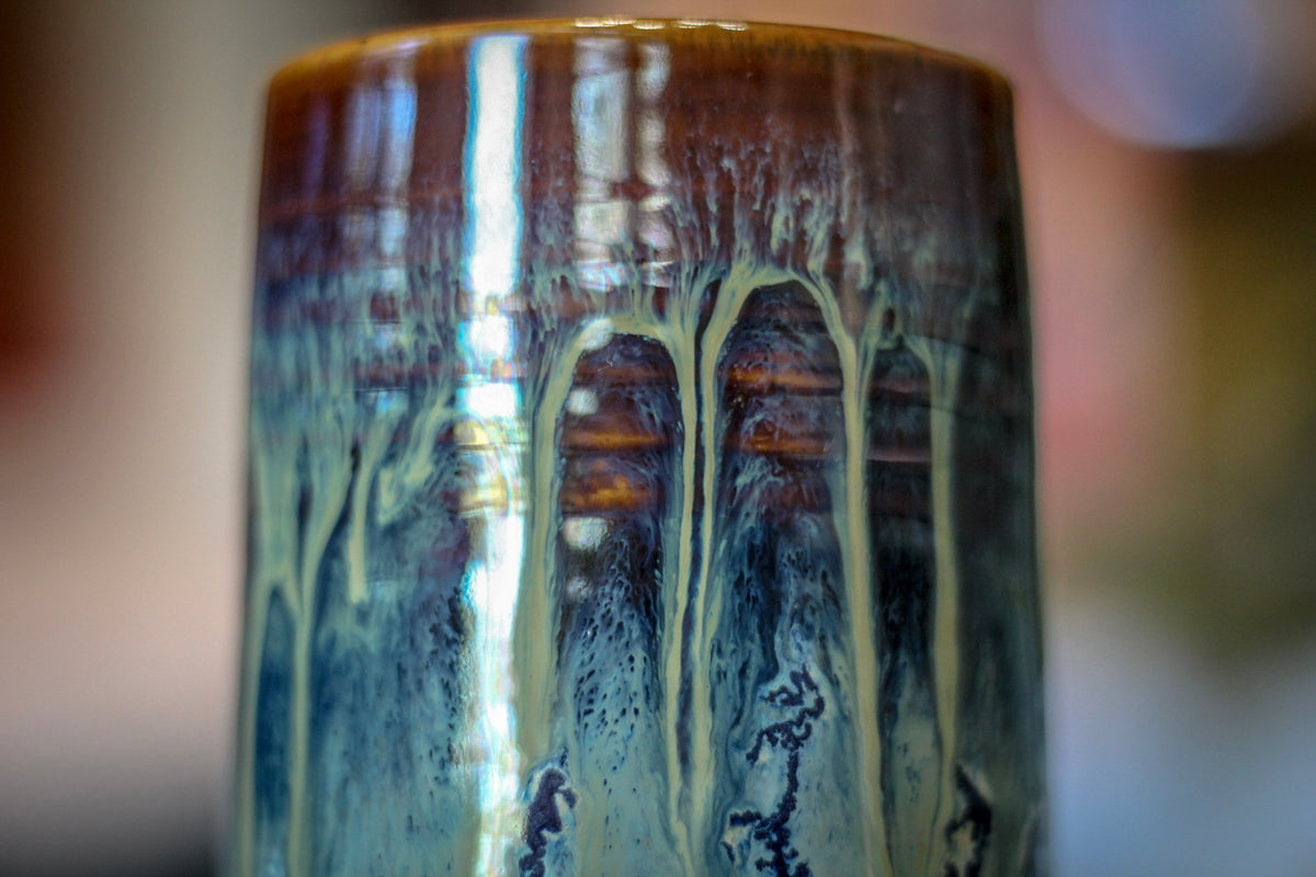 11-D New Wave Hefty Textured Stein Mug, 17 oz.