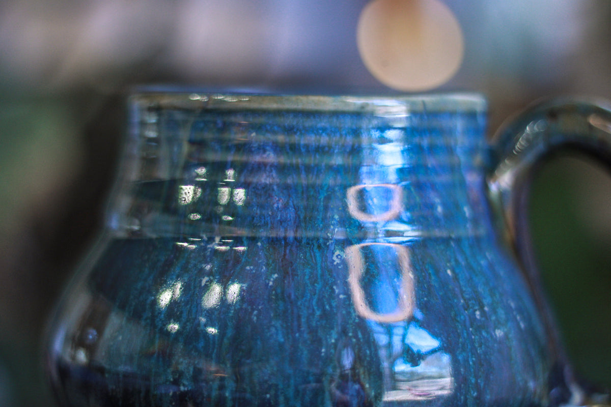 10-E Blue EXPERIMENT Notched Acorn Mug, 19 oz.