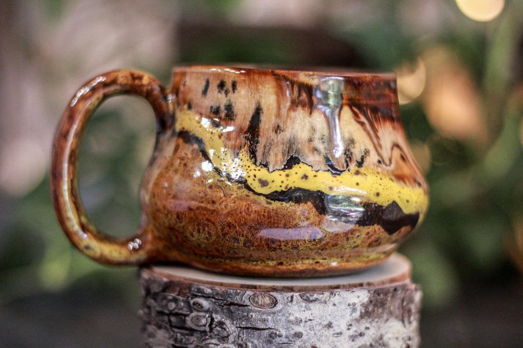 15-D Bumblebee Jasper Variation Acorn Mug - MISFIT, 16 oz. - 25% off