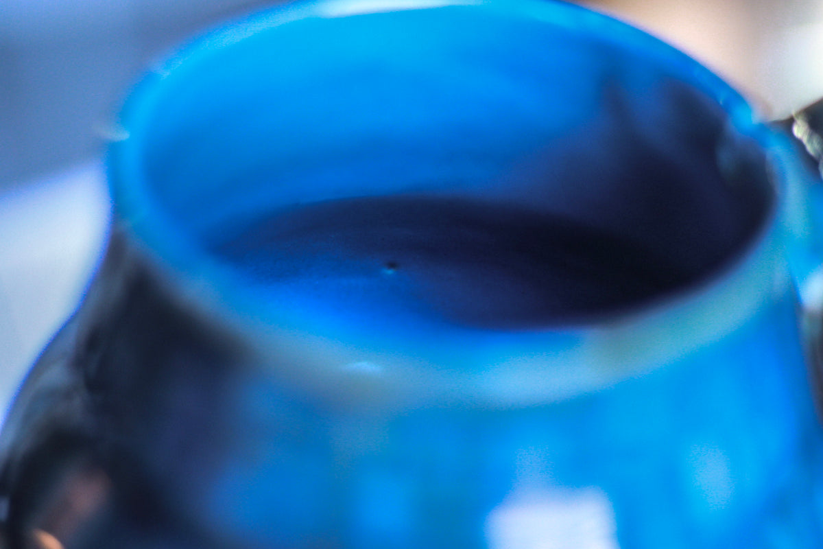 10-E Blue EXPERIMENT Notched Acorn Mug, 19 oz.