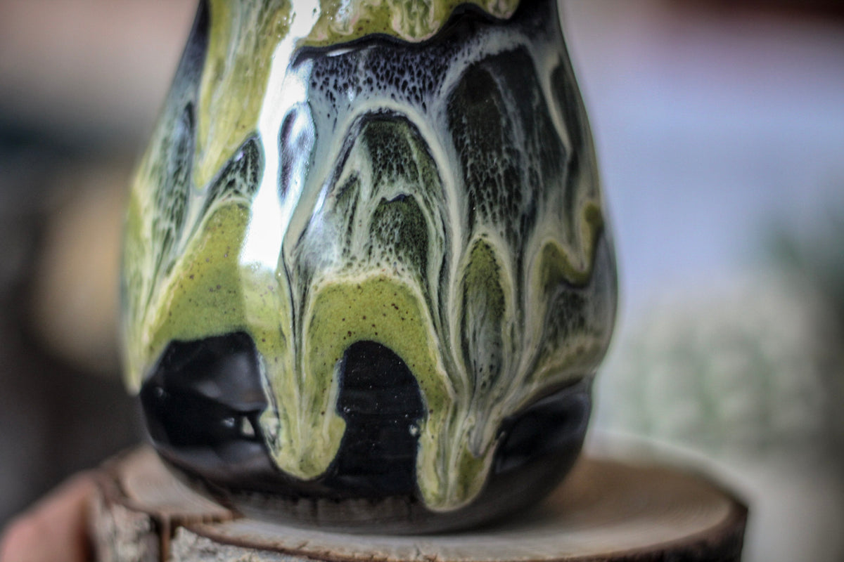 13-D Mossy Grotto Flared Acorn Mug, 15 oz.