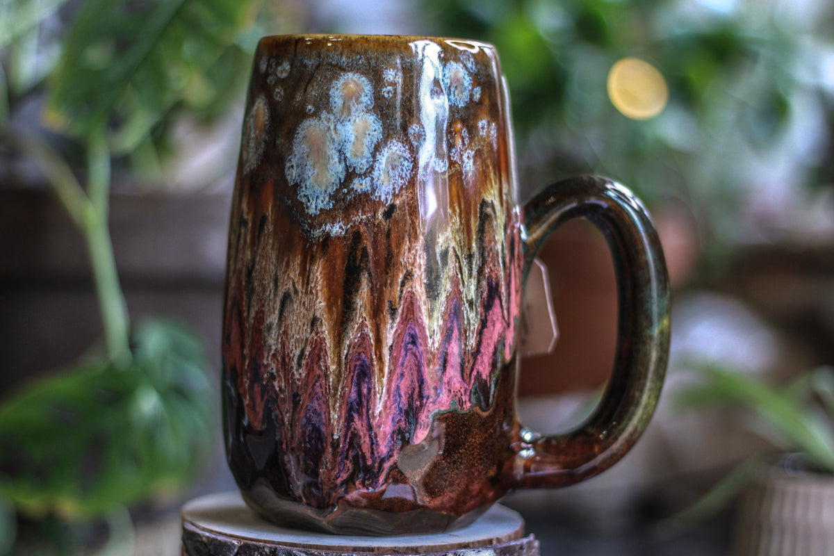 11-B Desert Oasis Crystal Notched Mug, 24 oz.