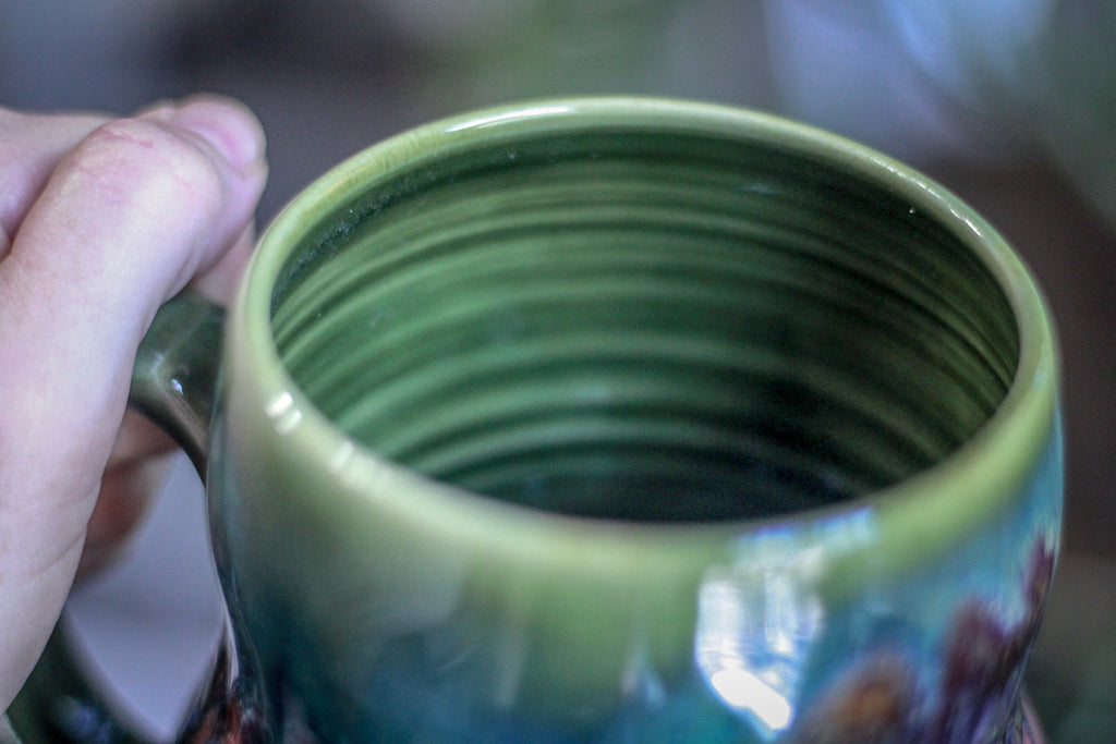 13-C Fancy Coleus Gourd Mug - MINOR MISFIT, 23 oz. - 10% off