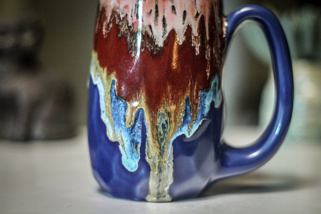 12-A Coral Mountain Meadow Crystal Mug - MISFIT, 21 oz. - 15% off