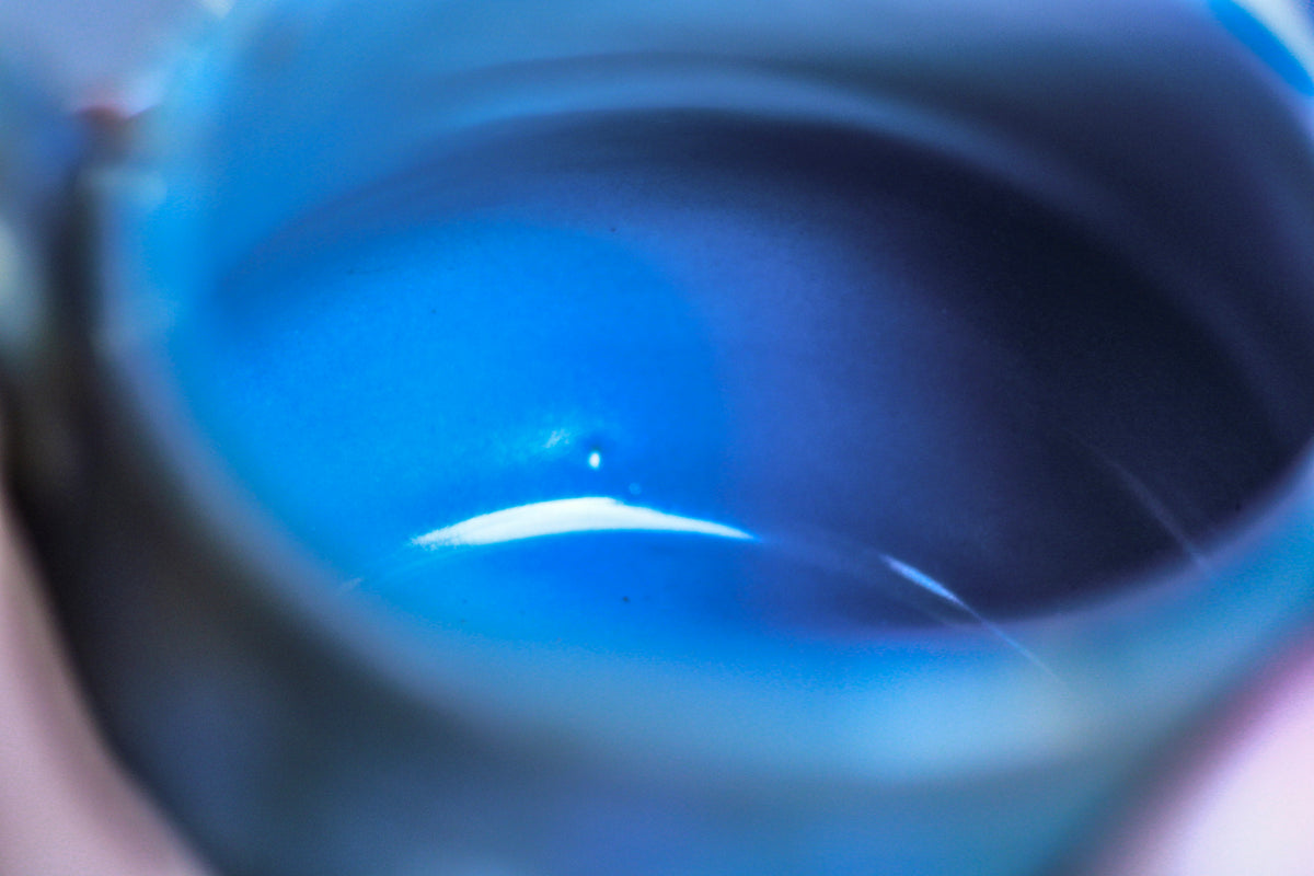10-E Blue EXPERIMENT Notched Acorn Mug, 19 oz.