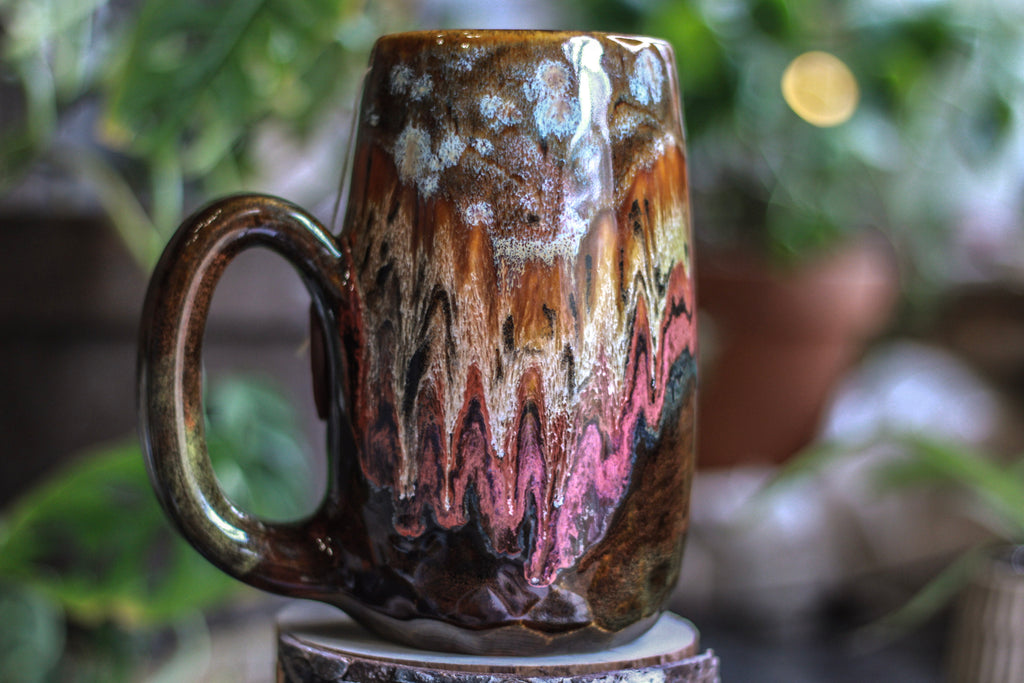 11-B Desert Oasis Crystal Notched Mug, 24 oz.