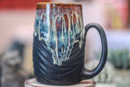 13-D New Wave Textured Stein Mug - TOP SHELF, 21 oz.