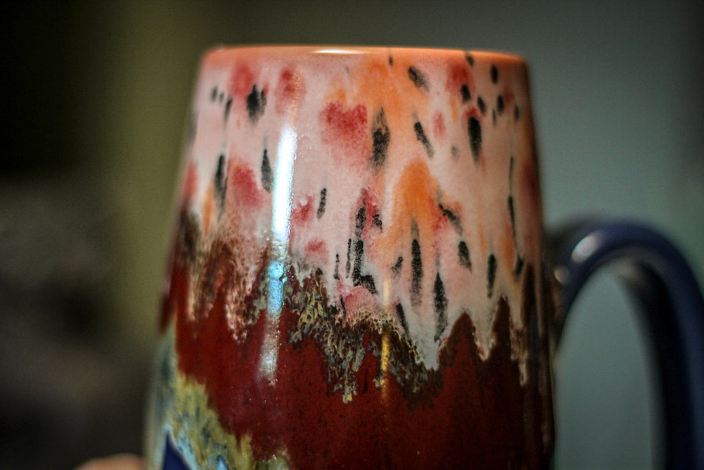 12-A Coral Mountain Meadow Crystal Mug - MISFIT, 21 oz. - 15% off