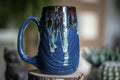 13-D Electric Wave Textured Mug, 19 oz.