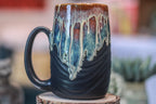 13-D New Wave Textured Stein Mug - TOP SHELF, 21 oz.