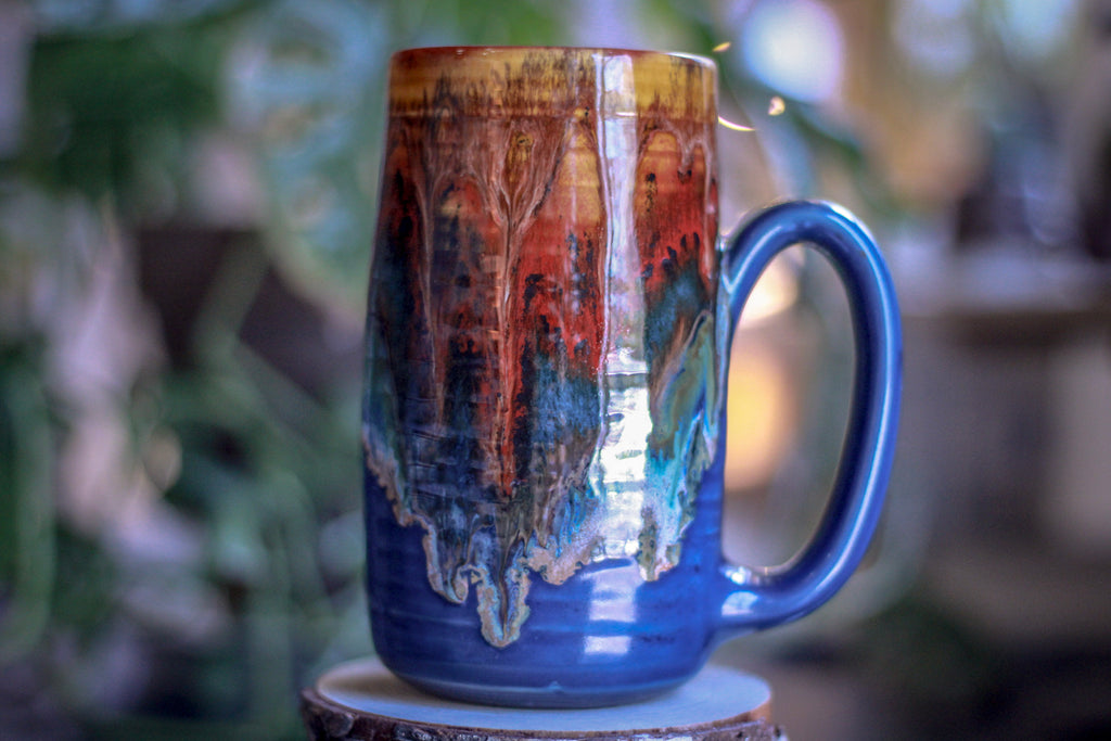 12-B Molten Haze Textured Acorn Stein Mug - TOP SHELF, 22 oz.