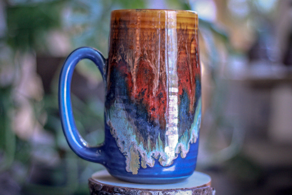 12-B Molten Haze Textured Acorn Stein Mug - TOP SHELF, 22 oz.