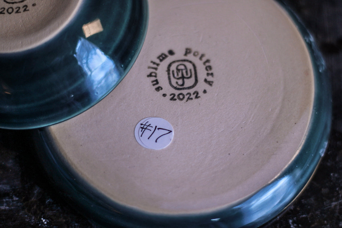 17-C BlueGreen Candle Wax Melt Burner