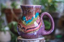 Load image into Gallery viewer, 02-B Rainbow Grotto Flared Mug - MINOR MISFIT, 23 oz. - 10% off