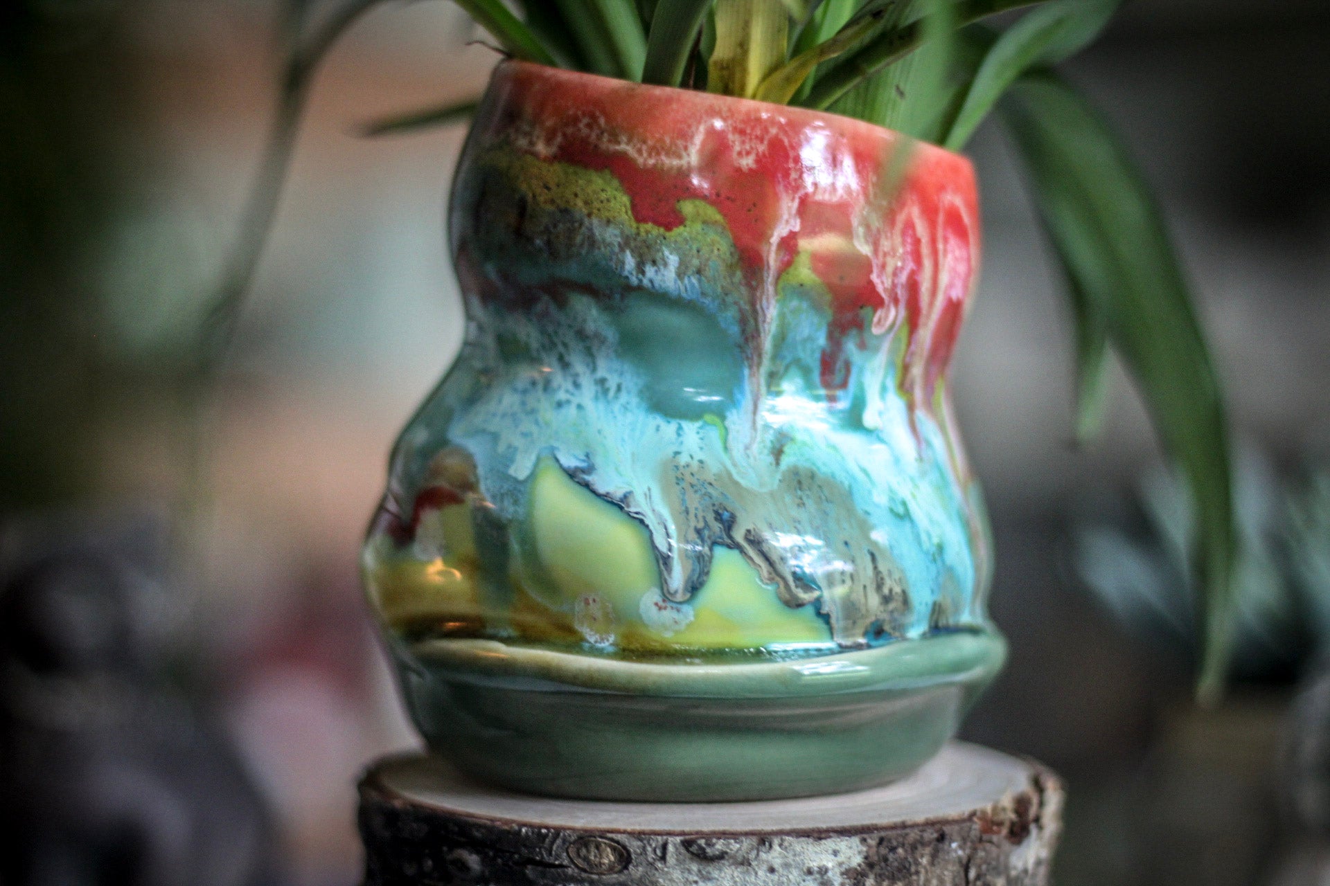 02-C "Fun" Gourd Planter