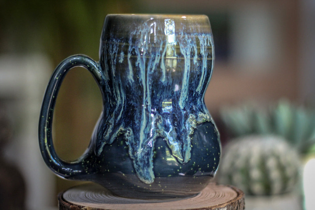 02-E Astral Wave Gourd Mug, 14 oz.