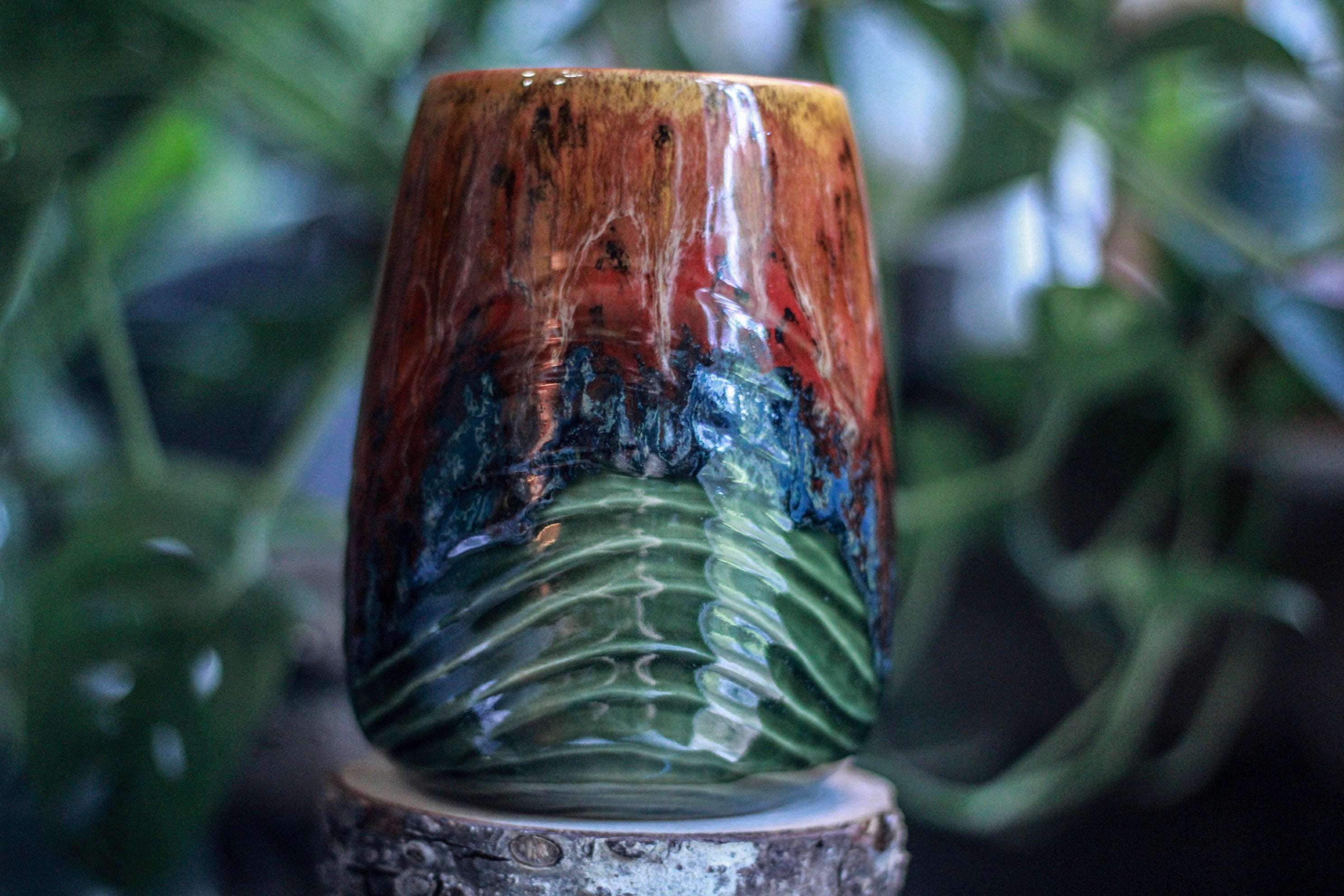02-D Molten Melon Textured Mug - TOP SHELF, 29 oz.