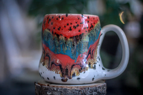 02-A Desert Rainbow Variation Gourd Mug, 20 oz.