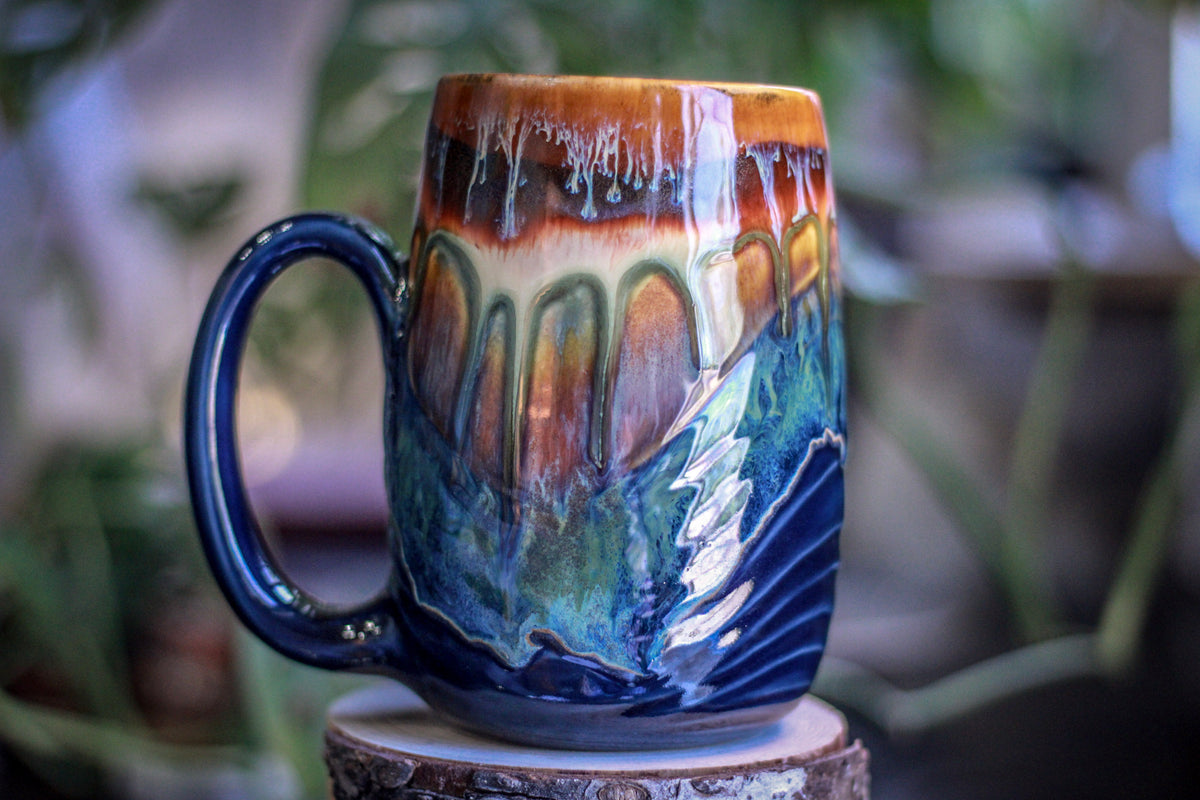 12-A New Earth Textured Mug - TOP SHELF MISFIT, 21 oz.