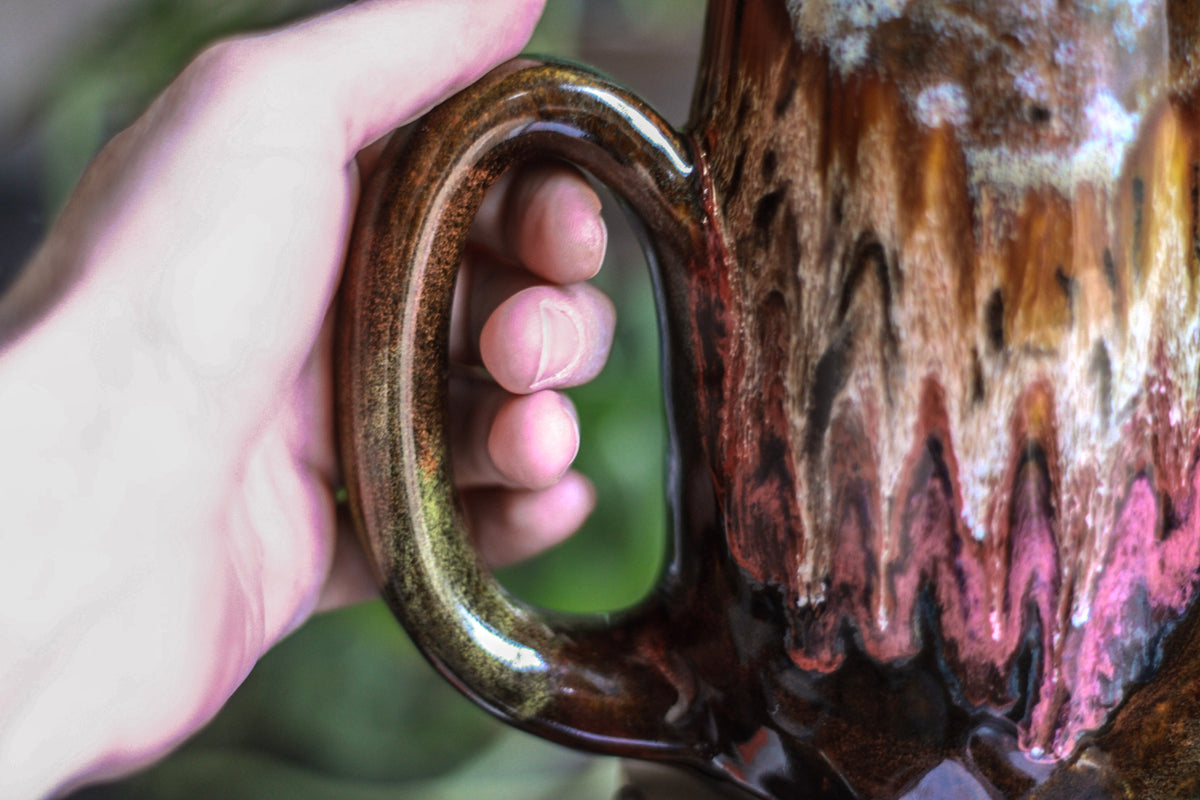 11-B Desert Oasis Crystal Notched Mug, 24 oz.