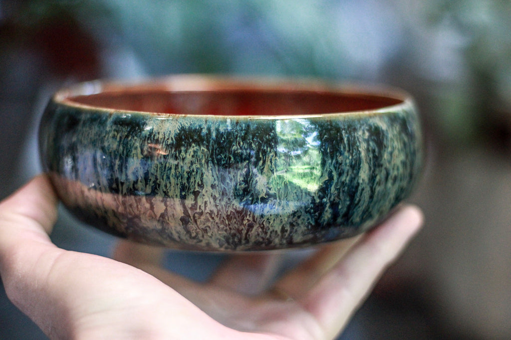 13-G Rustic Moss PROTOTYPE Bowl, 12 oz.