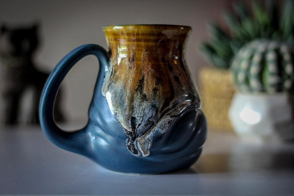 16-D PROTOTYPE Barely Flared Textured Mug, 15 oz.