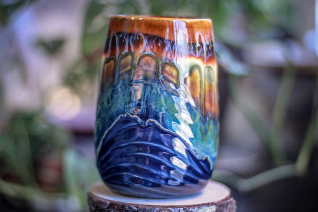 12-A New Earth Textured Mug - TOP SHELF MISFIT, 21 oz.