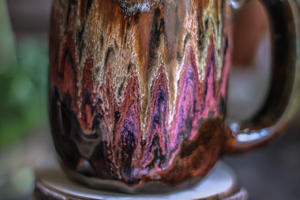 11-B Desert Oasis Crystal Notched Mug, 24 oz.