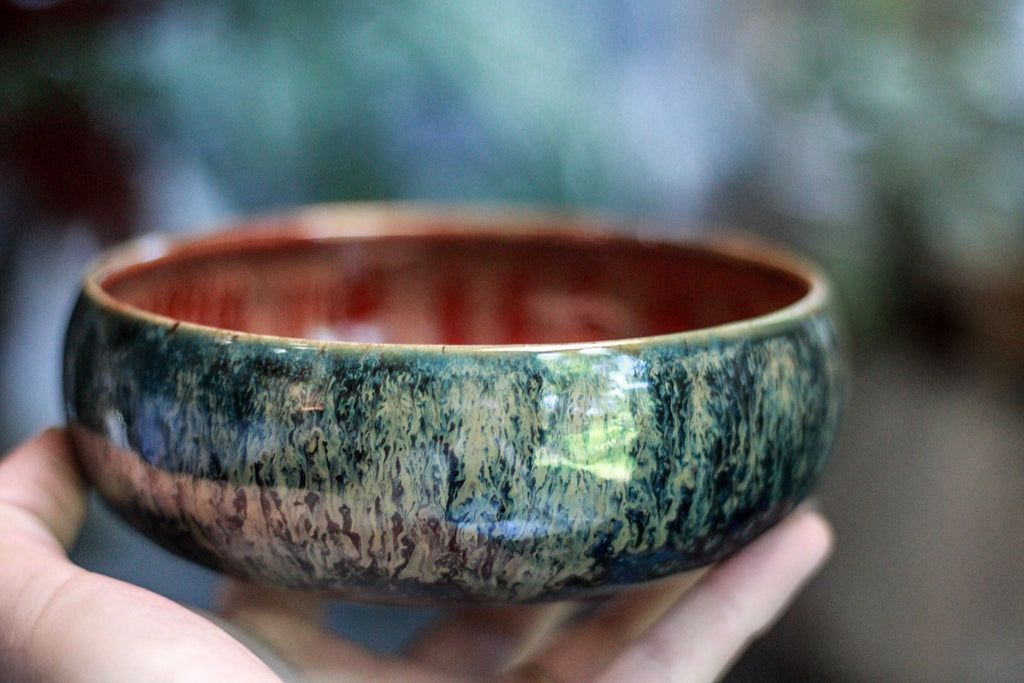 13-G Rustic Moss PROTOTYPE Bowl, 12 oz.