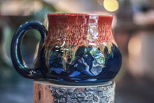 Load image into Gallery viewer, 13-D Lava Falls Barely Flared Notched Acorn Mug, 20 oz.