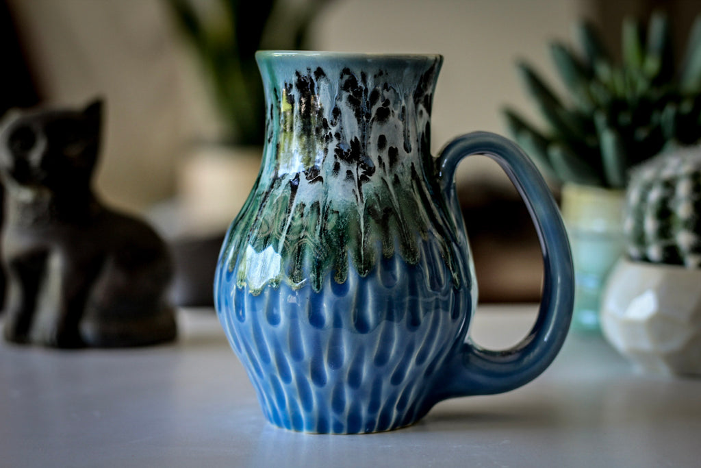 15-D PROTOTYPE Barely Flared Textured Mug - MISFIT, 16 oz. - 10% off