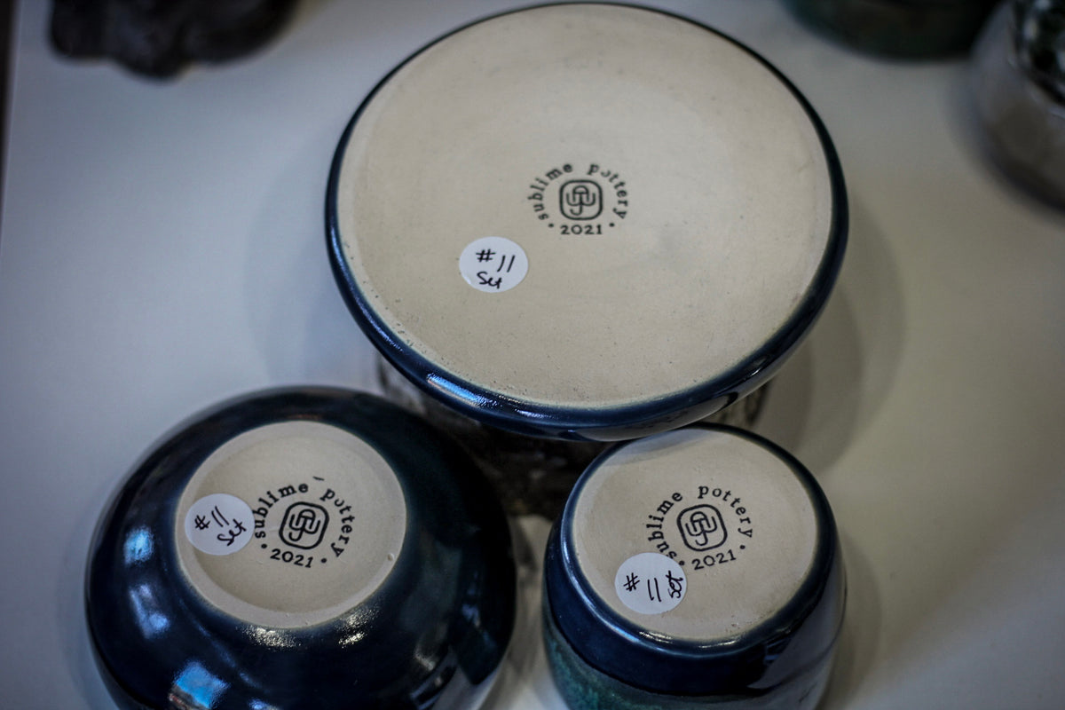 11-A Boreal Bliss Hermit Set - MISFIT, 9 oz. cup/ 13 oz. bowl - 15% off