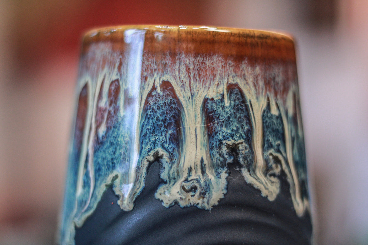 13-D New Wave Textured Stein Mug - TOP SHELF, 21 oz.