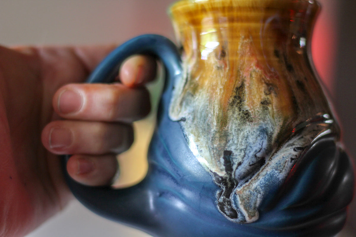 16-D PROTOTYPE Barely Flared Textured Mug, 15 oz.