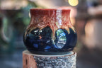 13-D Lava Falls Barely Flared Notched Acorn Mug, 20 oz.