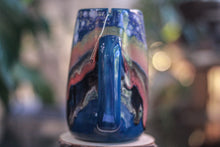 Load image into Gallery viewer, 14-B Blue PROTOTYPE Notched Mug - TOP SHELF MISFIT, 23 oz.