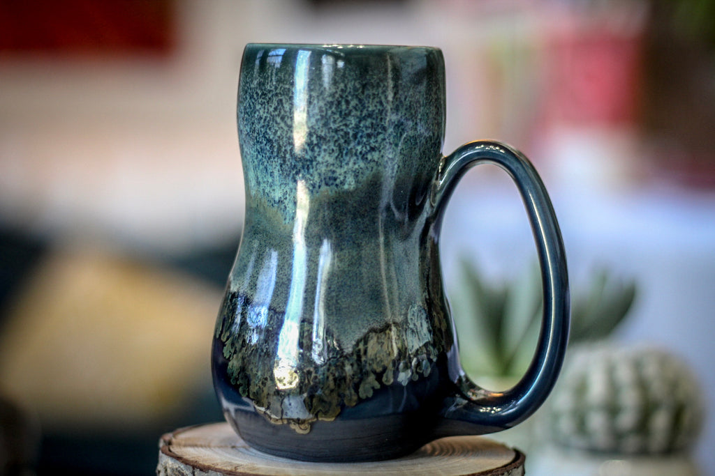 15-E Boreal Bliss Gourd Mug, 13 oz.