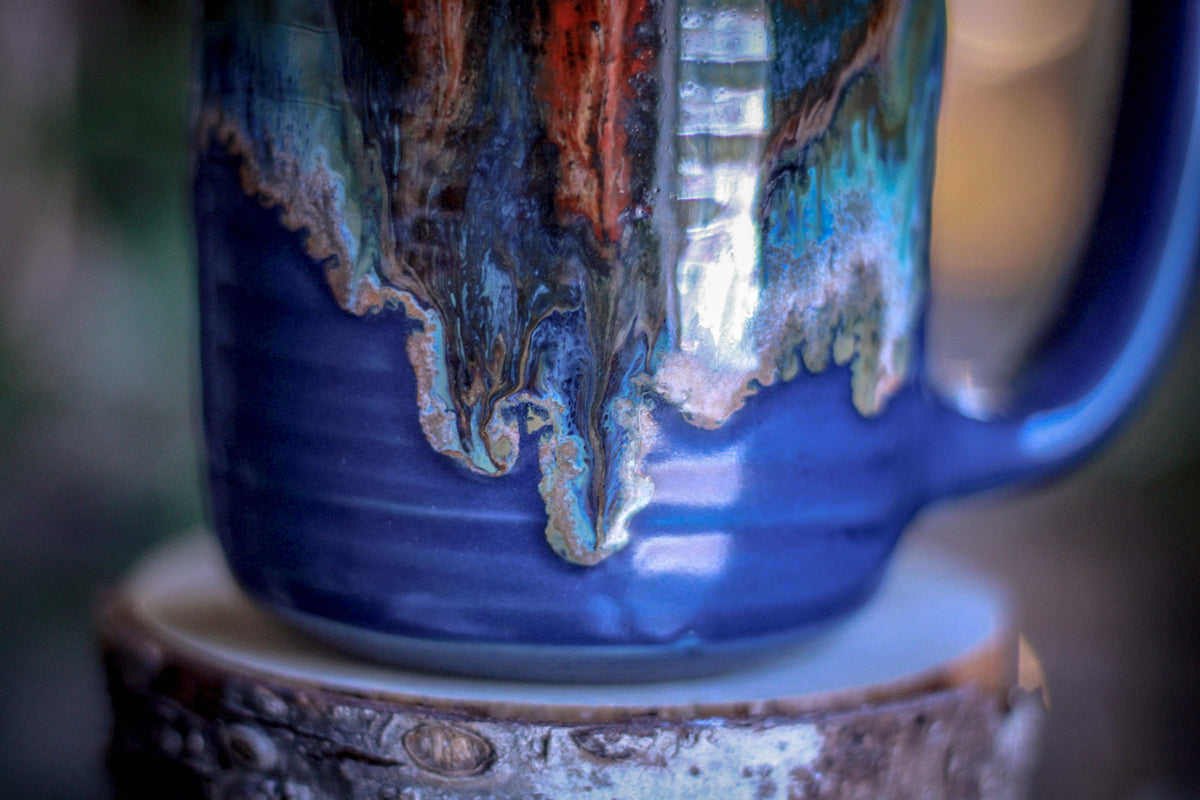12-B Molten Haze Textured Acorn Stein Mug - TOP SHELF, 22 oz.