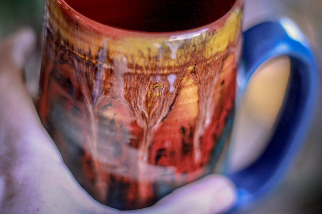 12-B Molten Haze Textured Acorn Stein Mug - TOP SHELF, 22 oz.