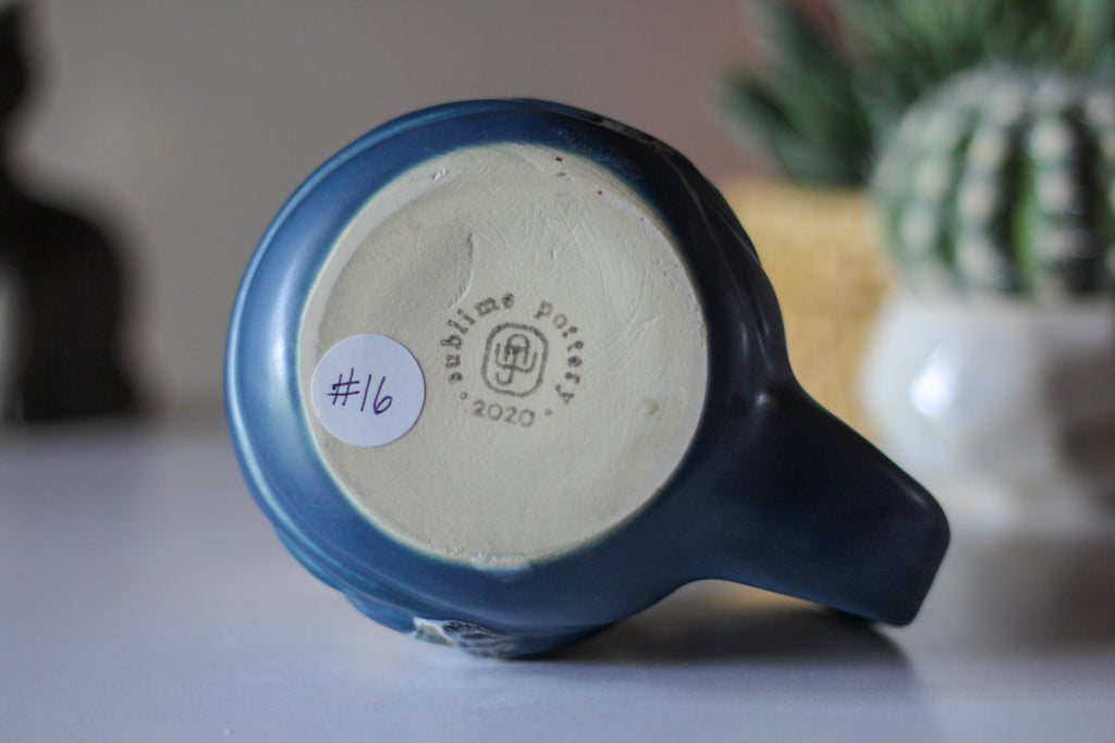 16-D PROTOTYPE Barely Flared Textured Mug, 15 oz.