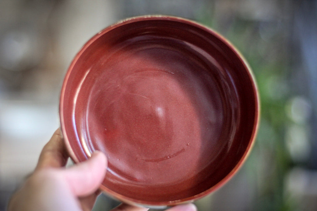 15-A Mossy Wave Hermit Set - MINOR MISFIT, 13 oz. cup/ 12 oz. bowl - 10% off