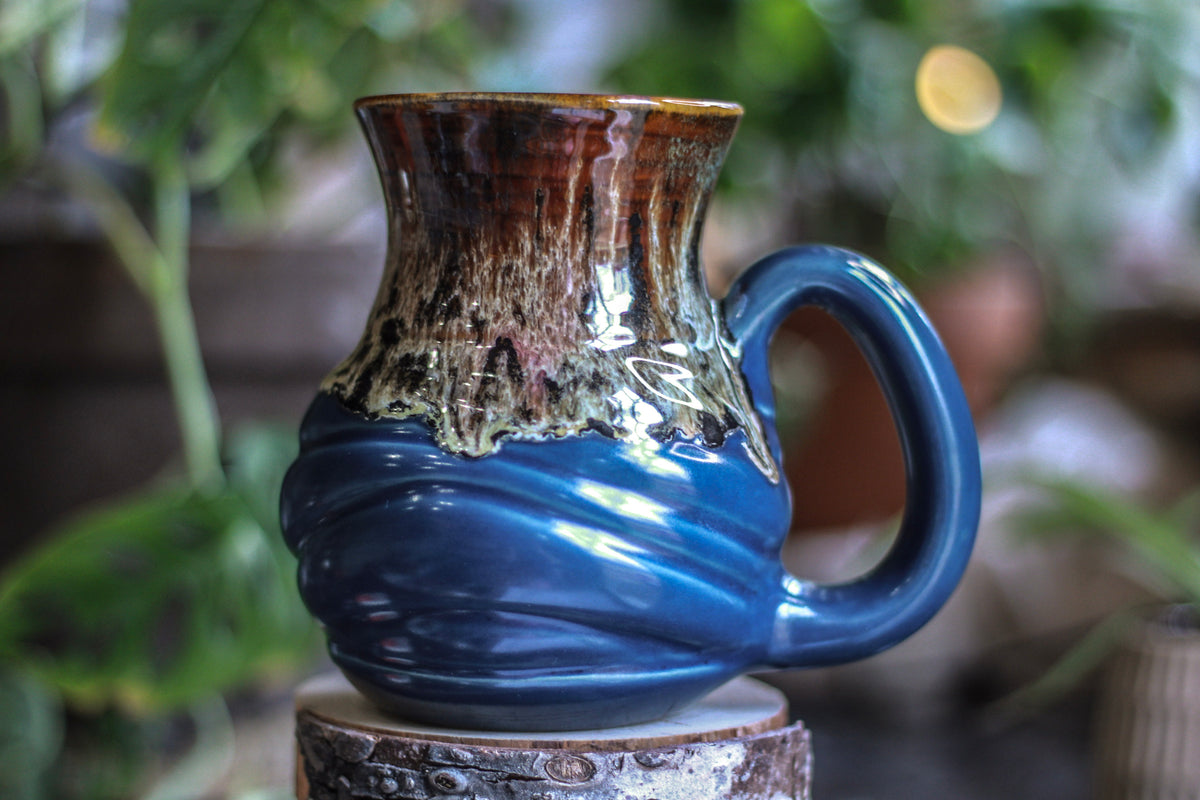 12-C Molten Rainbow Cheetah Flared Textured Acorn Mug - MISFIT, 22 oz. - 15% off