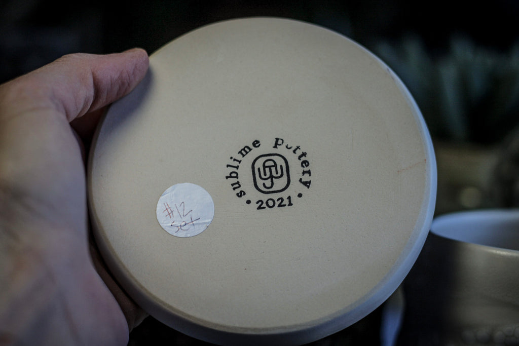 12-E EXPERIMENT Planter with Dish
