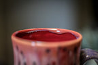 13-D Coral Meadow Barely Flared Mug, 17 oz.