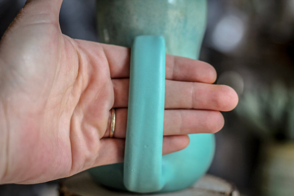 14-D Atlantean Jade Gourd Mug, 15 oz.