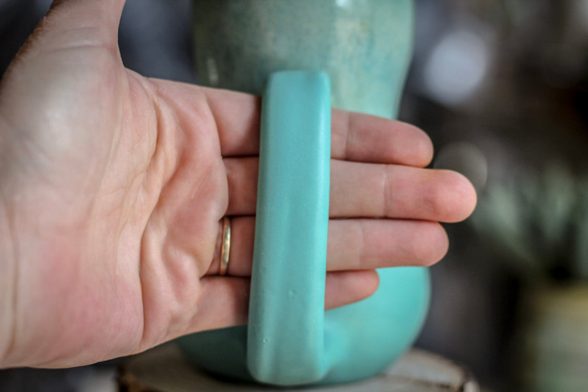 14-D Atlantean Jade Gourd Mug, 15 oz.