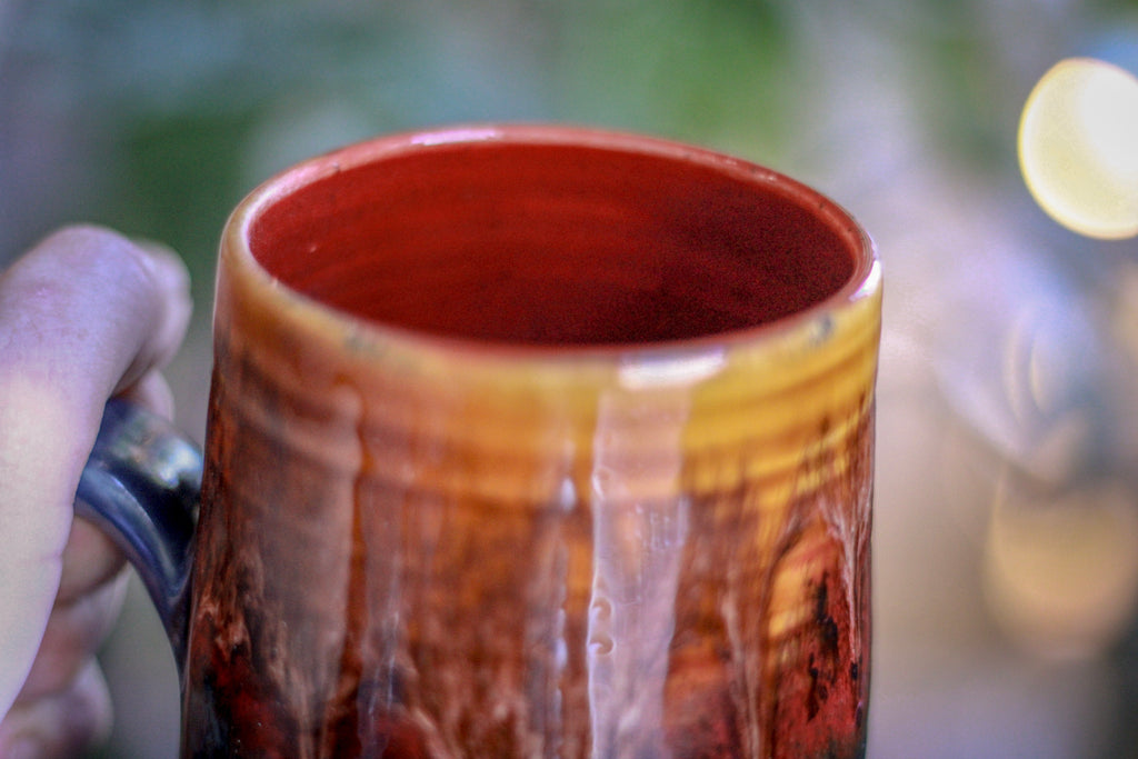 12-B Molten Haze Textured Acorn Stein Mug - TOP SHELF, 22 oz.